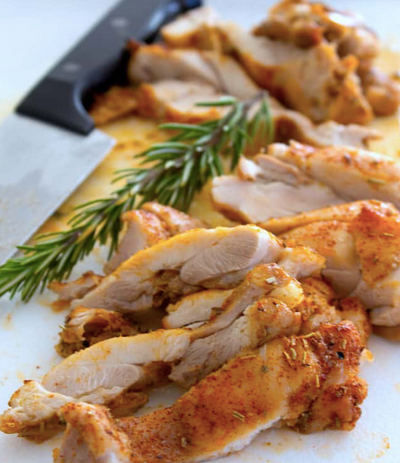 Grilled halal chicken strips